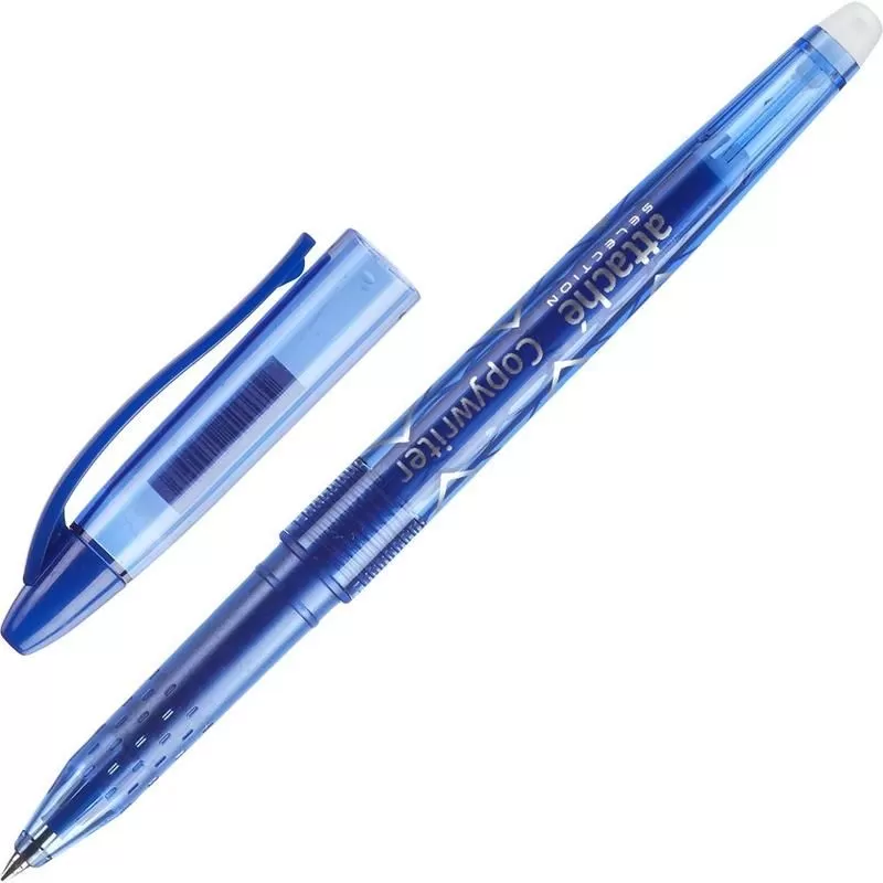 Ручка гелевая пиши-стирай Attache Selection синий - купить в магазине Кассандра, фото, 4670024484993, 