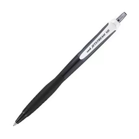 Ручка шариковая автоматическая "Jetstream Stile" 0,7мм черная с рез.держ. SXN-197 BLACK - купить в магазине Кассандра, фото, 4902778034460, 