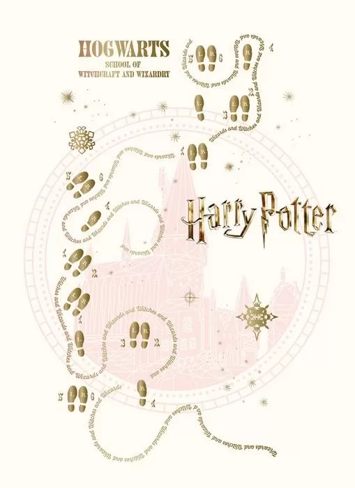 Блокнот.Harry Potter. (B5, 32 л., прошитый цветными нитками, тиснение фольгой) - купить в магазине Кассандра, фото, 9785041080945, 