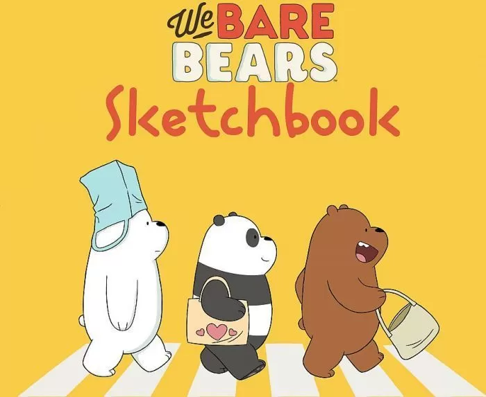 We bare bears. Скетчбук (твердый переплет, 96 стр., 240х200 мм) - купить в магазине Кассандра, фото, 9785041157890, 