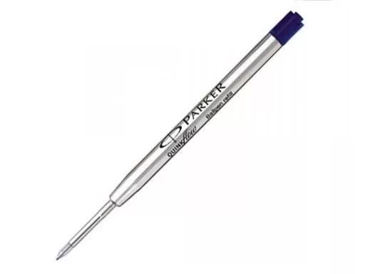Стержень " Parker "  QuinkFlow  Z08 для шариковой ручки F синий 0,8мм - купить в магазине Кассандра, фото, 3501179503684, 